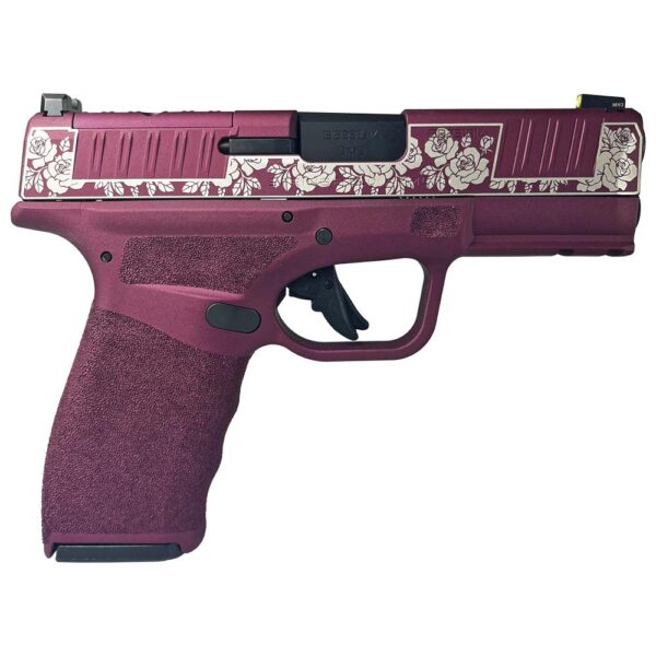 Springfield "Distressed Black Cherry & Roses" Hellcat Pro Handgun 9mm